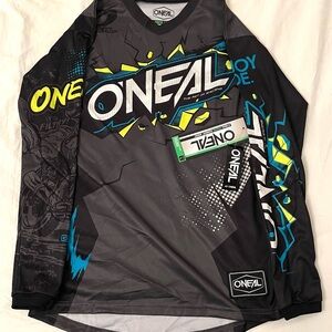 O'Neal Kids Graphic Jersey - Black and Blue